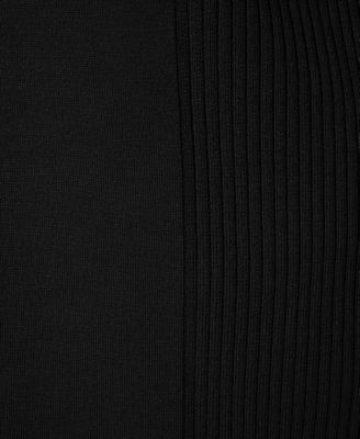 Plus Size Ribbed-Trim High-Low Cardigan Sweater