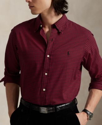Men's Classic-Fit Plaid Twill Shirt 
