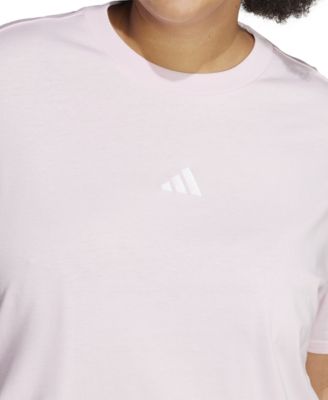 Plus Size Essentials Cotton Crewneck Short-Sleeve Logo T-Shirt 