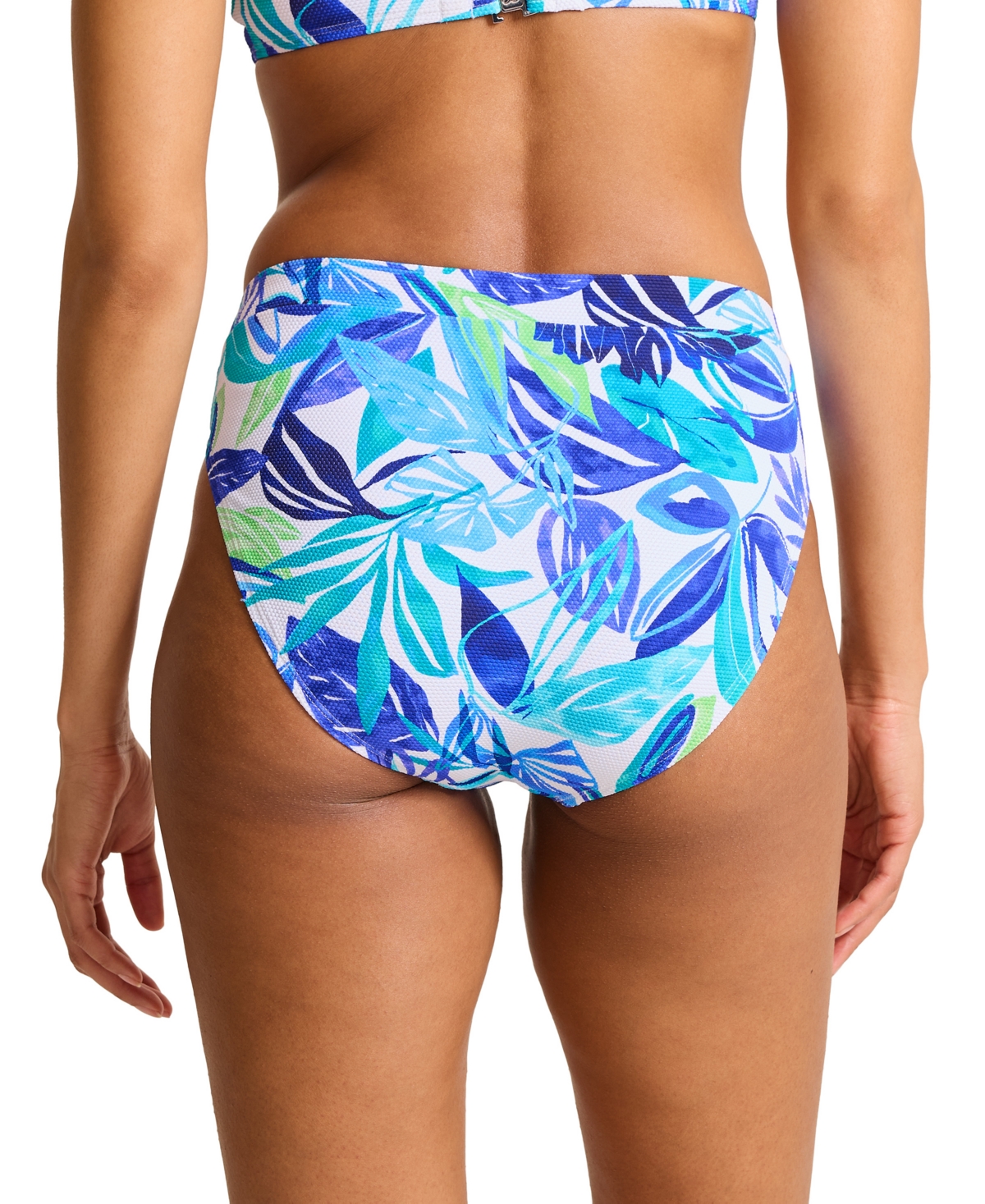 Tommy Bahama Women's Marina High-waist Bikini Bottoms In Blue