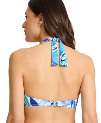 Women's Marina Printed Halter Bikini Top