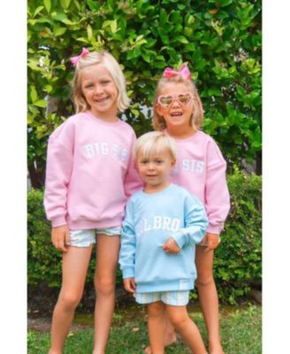 Boys Lil Bro Cotton Crewneck Sweatshirt