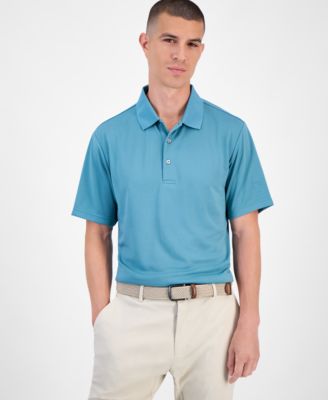 PGA TOUR - Men's Airflux Regular-Fit Mesh Performance Golf Polo Shirt
