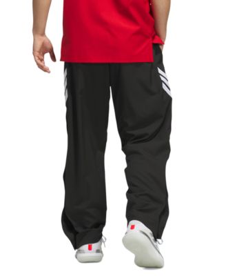 Men's Three-Stripe Woven Snap Pants