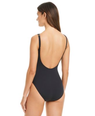 Women's Do It Sexy Lace-Up Low-Back One-Piece Swimsuit