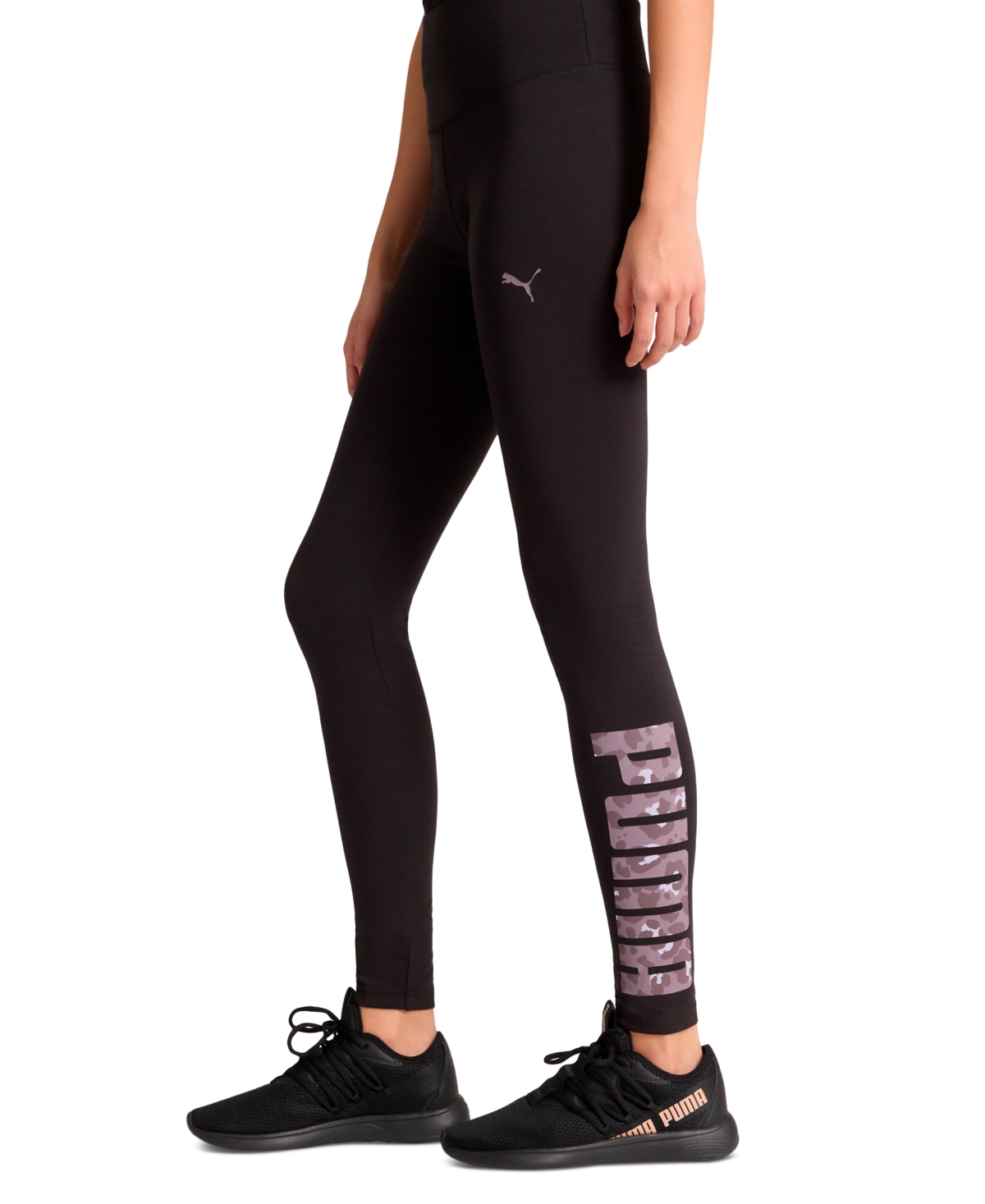Puma Women's Athletic Animal Tights In Black