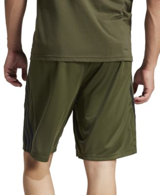 Men's Pique 3-Stripes Logo Training Shorts