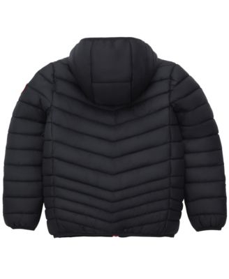 Girls Reversible Lightweight Puffer Jacket