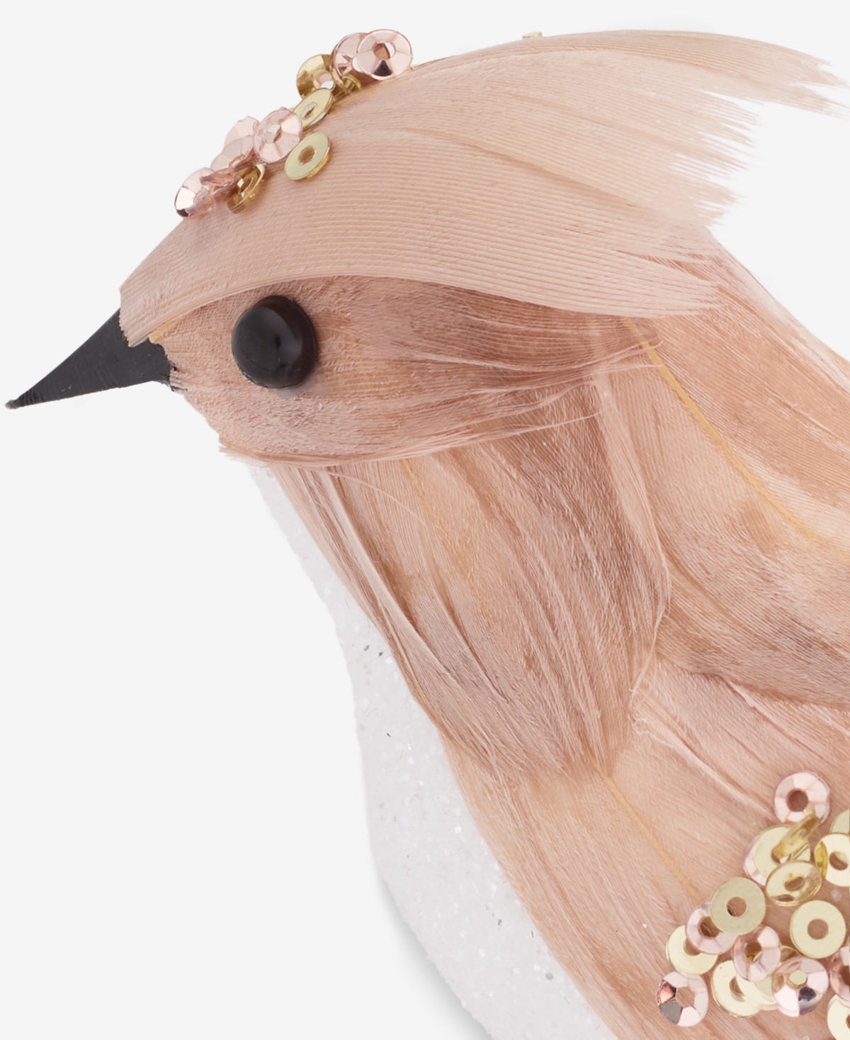 Holiday Lane Gilded Glamour Feather Bird Clip Ornament, Macy's Exclusive In Multi
