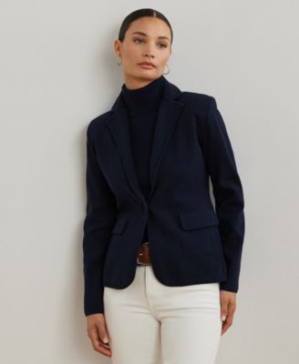 Lauren Ralph Lauren - Women's Cotton-Blend Sweater Blazer