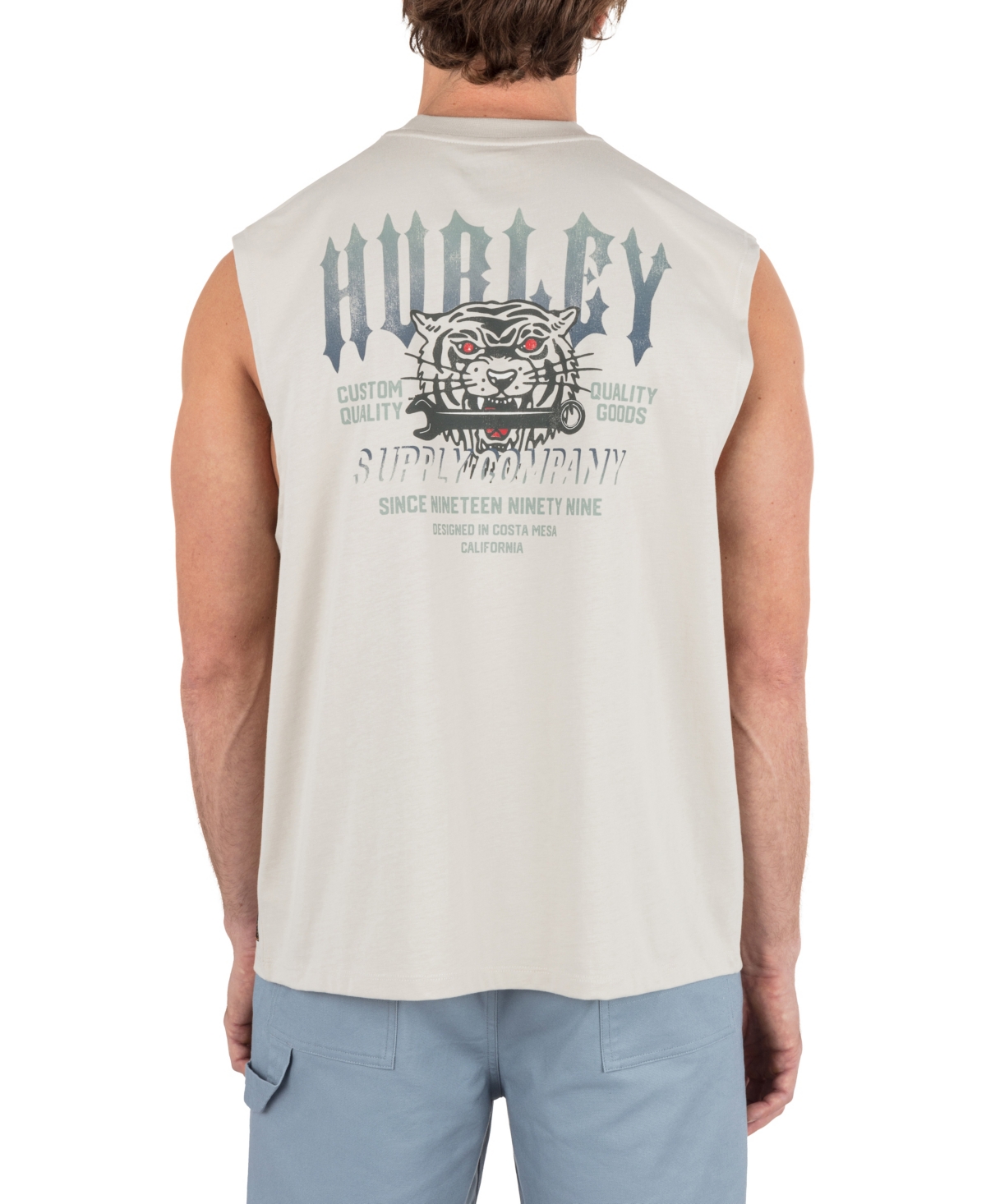 Men's Forged Muscle Tank Top - Bone