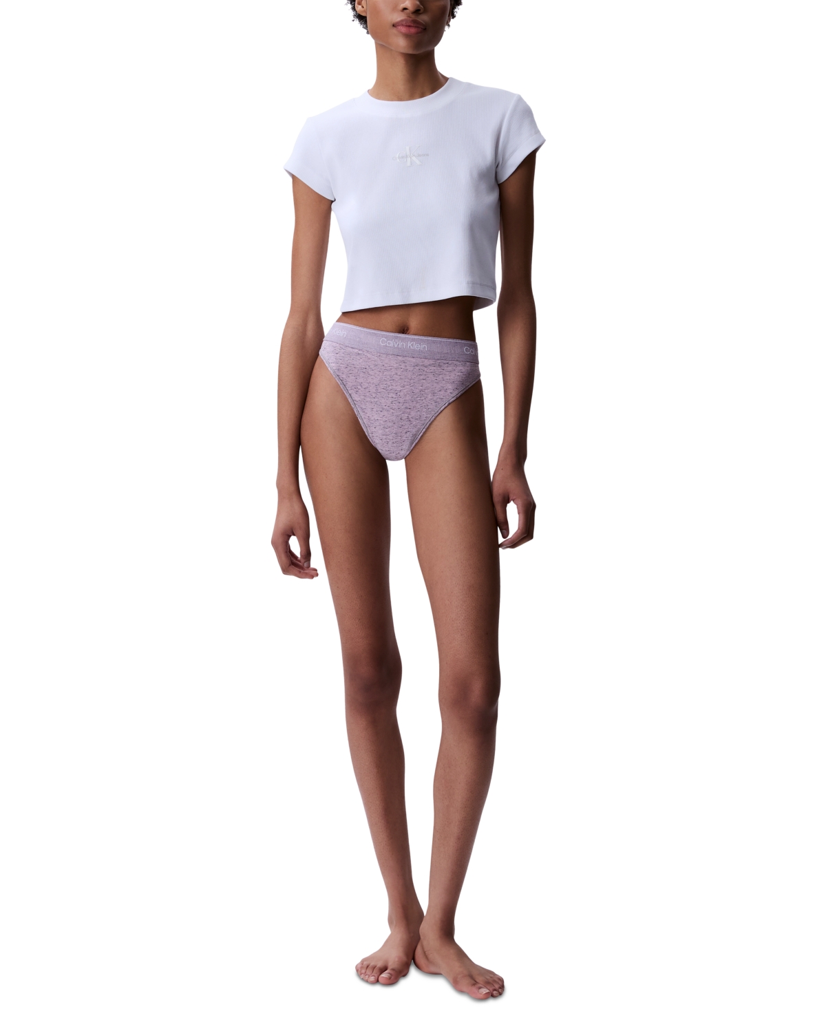 Calvin Klein Women's Icon Cotton Stretch Tanga Underwear Qf8333