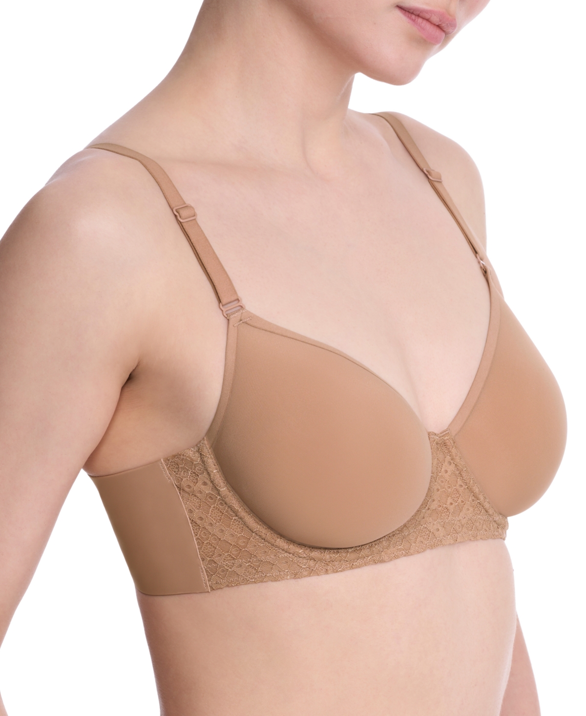 Natori Women's Harmony Back Spacer Underwire T-shirt Bra 721347 In Sand