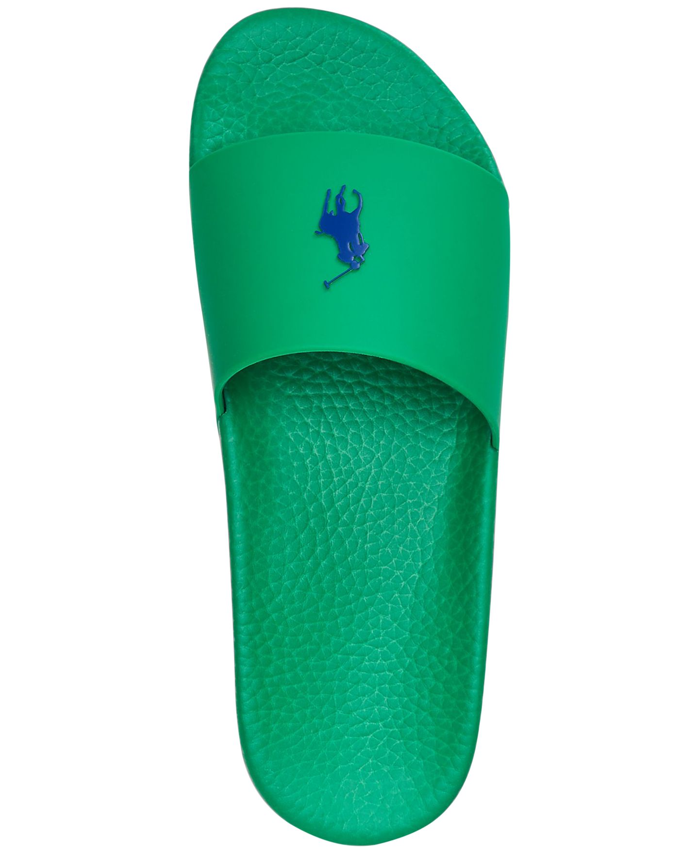 Мужские сандалии Polo Ralph Lauren Signature Pony Slide Sandal, цвет: Billiard — фото 4