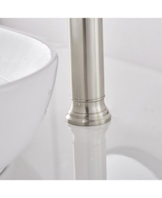 Waterfall Single Hole Single Handle Bathroom Vessel Sink Faucet with Pop-up Drain Assembly