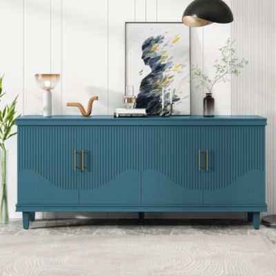 70" Storage Kitchen Cabinet with 4 Door