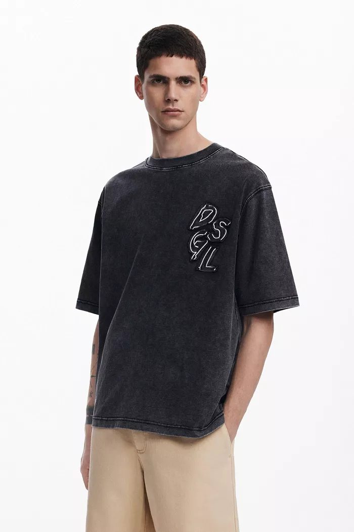 Men's Denim T-shirt Mickey Mouse - thumbnail 2
