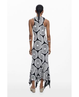 Women's Long dress with circles
