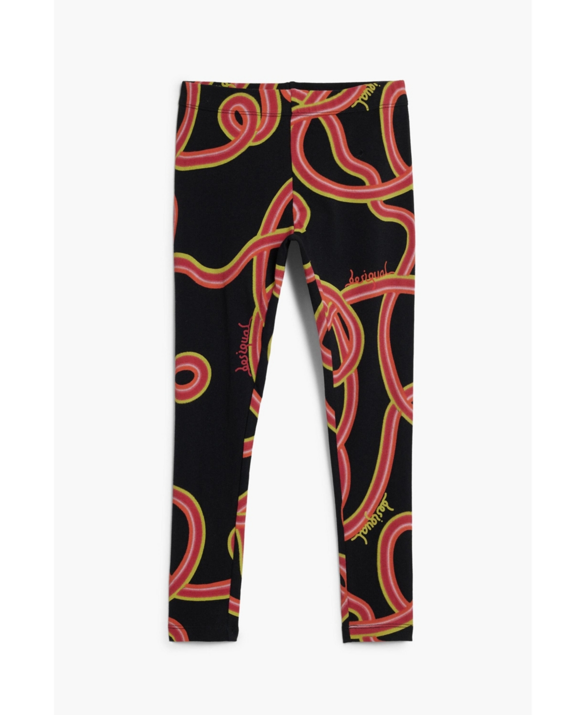 Desigual Girls Girls's Serpentine Leggings In Black