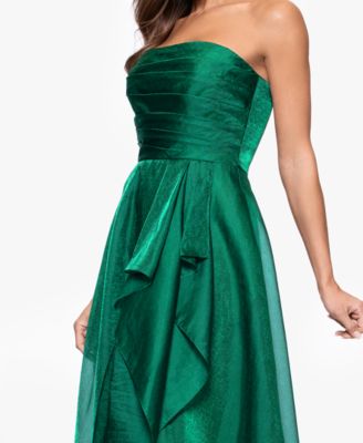 Petite Sleeveless Organza Ball Gown