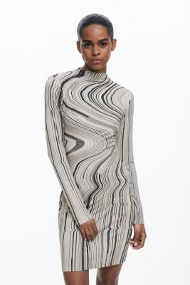 Women's Wavy striped dress