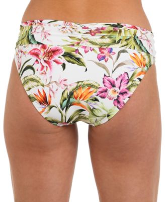 Women's Polynesian Shirred Band Hipster Bottoms