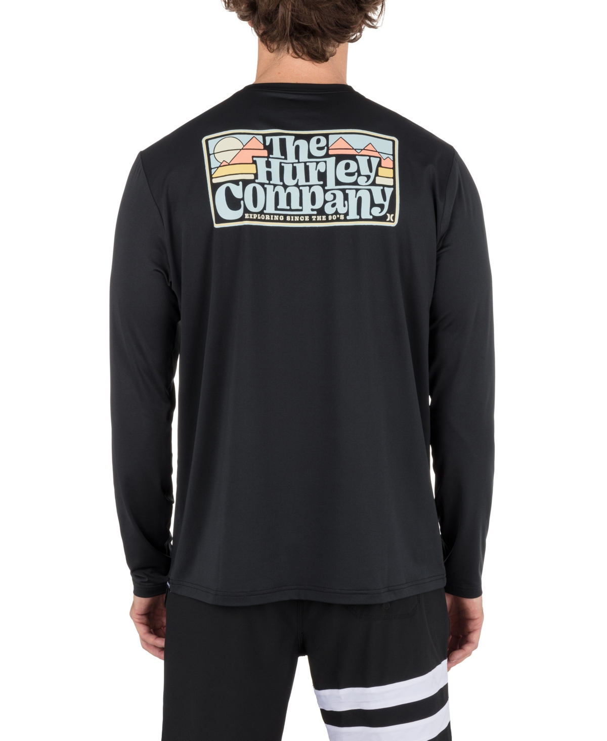 Men's Hybrid Long Sleeve T-Shirt - Aquifer