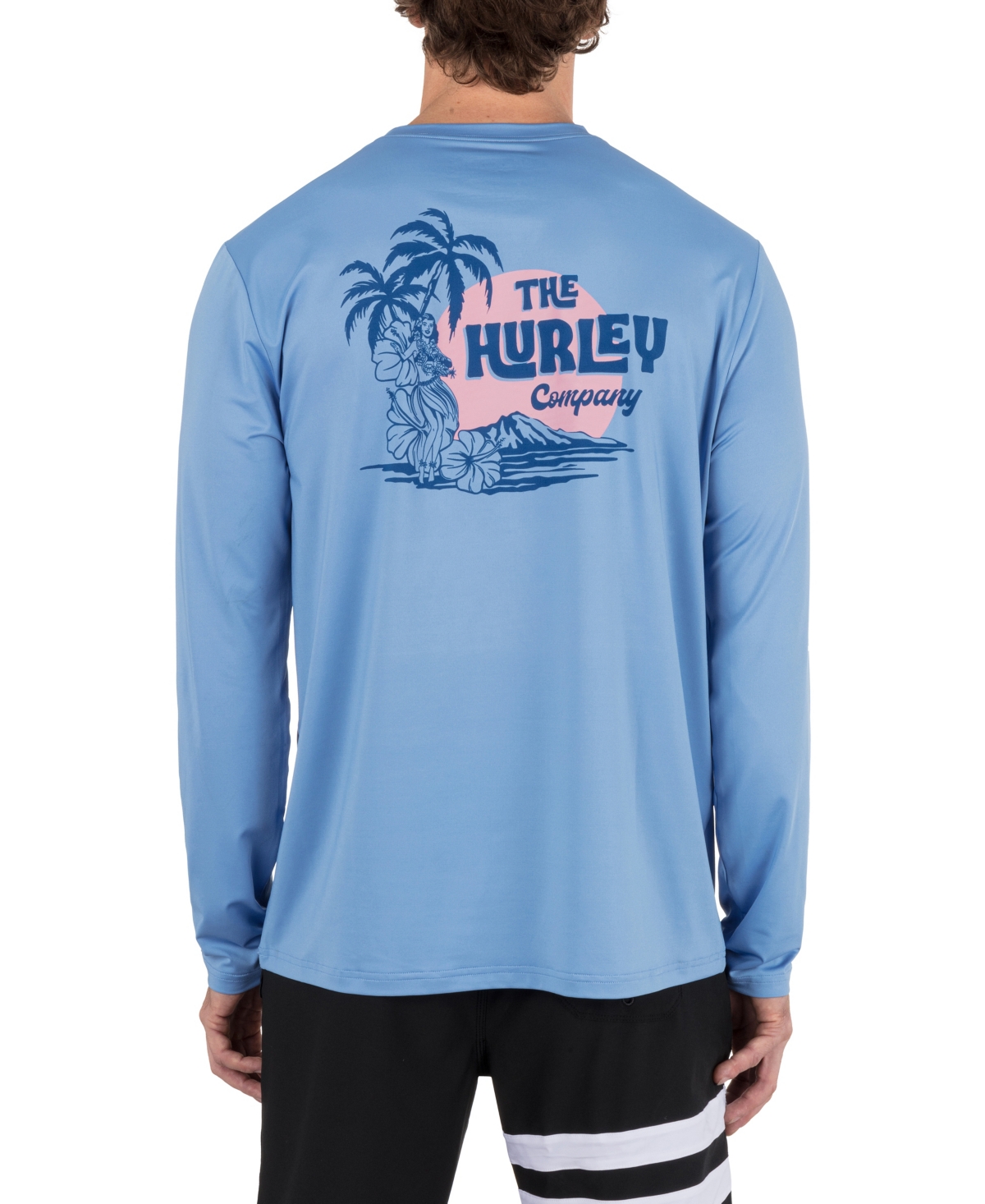 Men's Hybrid Long Sleeve T-Shirt - Aquifer