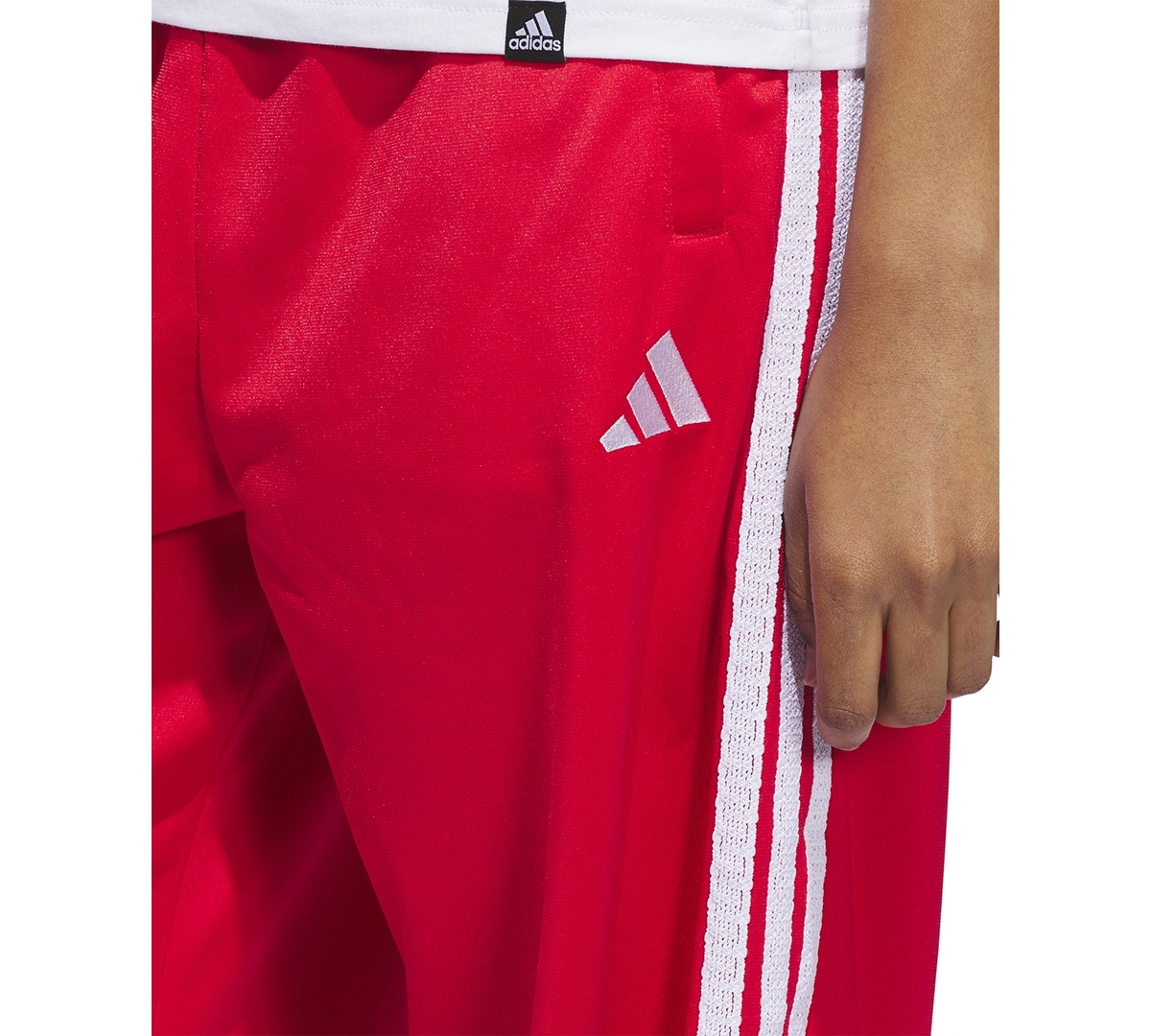 Adidas Originals Women's 3-stripe Classic Track Pants In Red