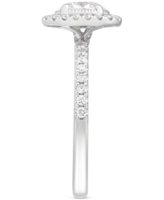 Diamond Oval Halo Bridal Ring Set (1 ct. t.w.) in 14k White Gold