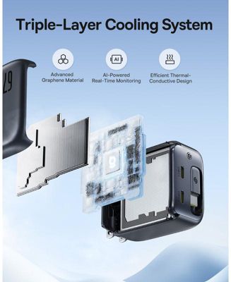 Enercore with Single Retractable USB-C Cable Charger 67W