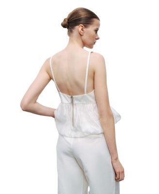 Women's V-Neck Beaded Accessory Blouse