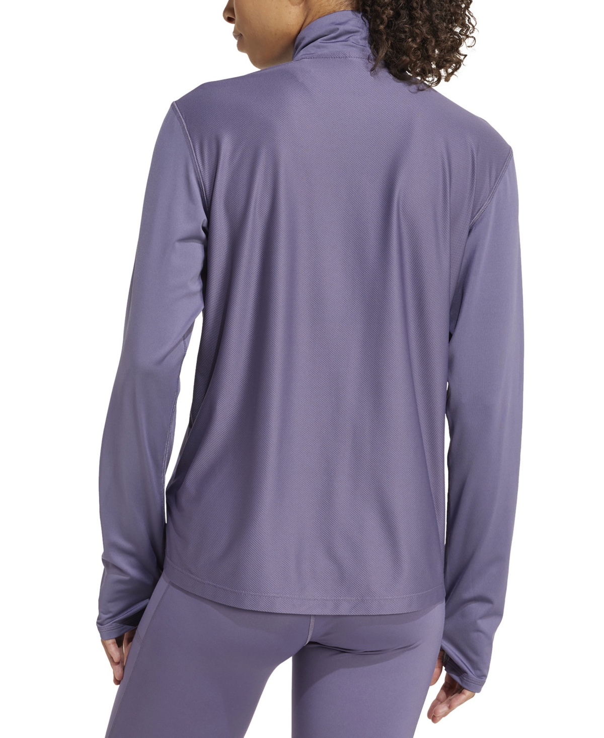 Adidas Originals Women's Own The Run Half-zip Sweatshirt In Gray