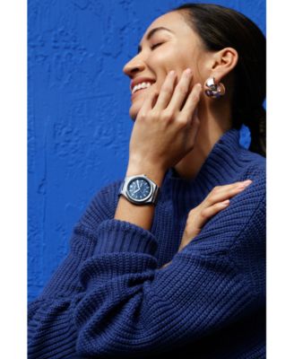 Eco-Drive Men's Zenshin Silver-Tone Super Titanium Bracelet Watch 39mm