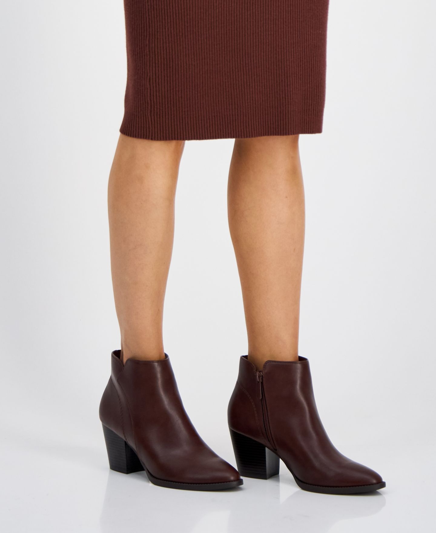 Женские ботинки Style & Co Laineyy Dress Booties, цвет: Чёрный — фото 8