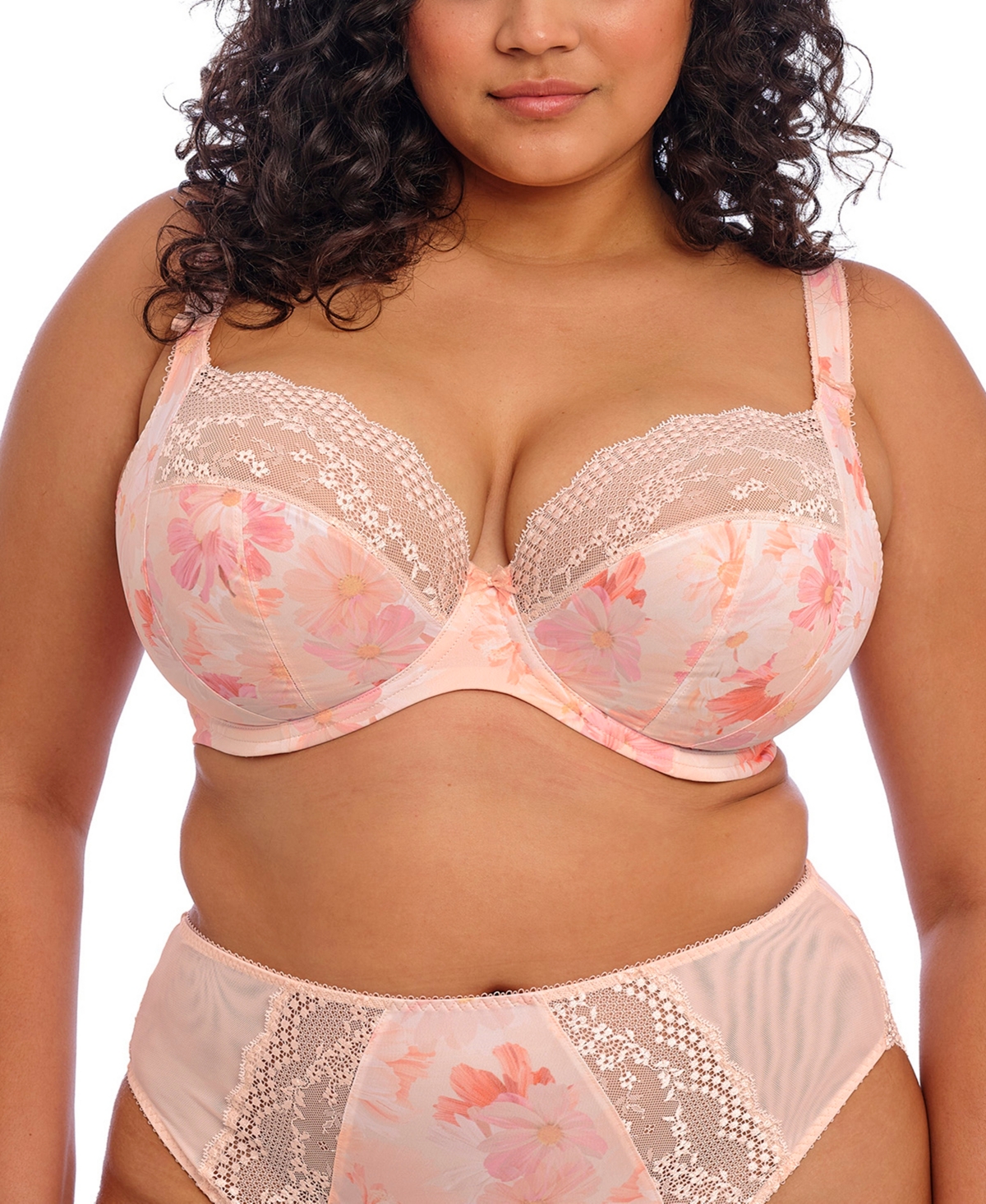 Plus Size Lucie Underwire Plunge Full Coverage Bra - Cosmos