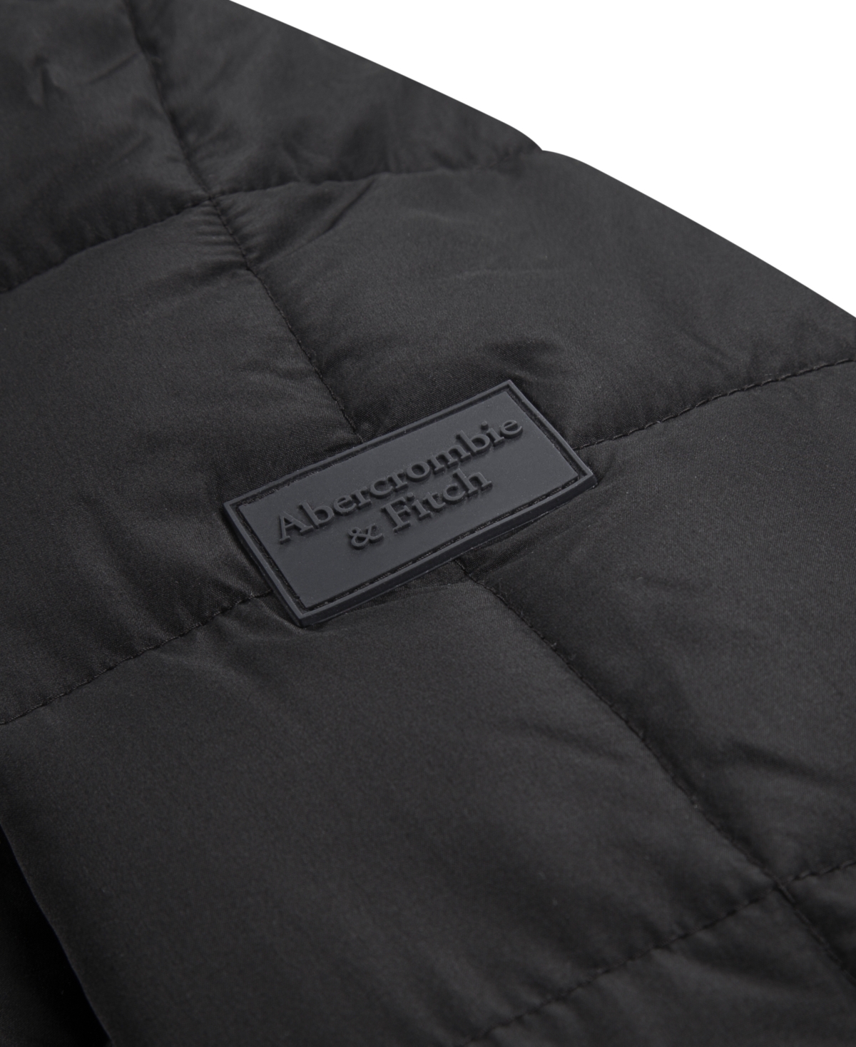 Abercrombie Girls Midweight Puffer Jacket In Black