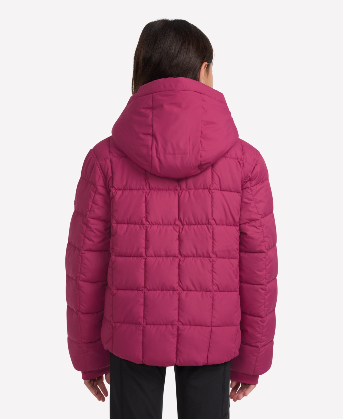 Abercrombie Girls Midweight Puffer Jacket In Pink