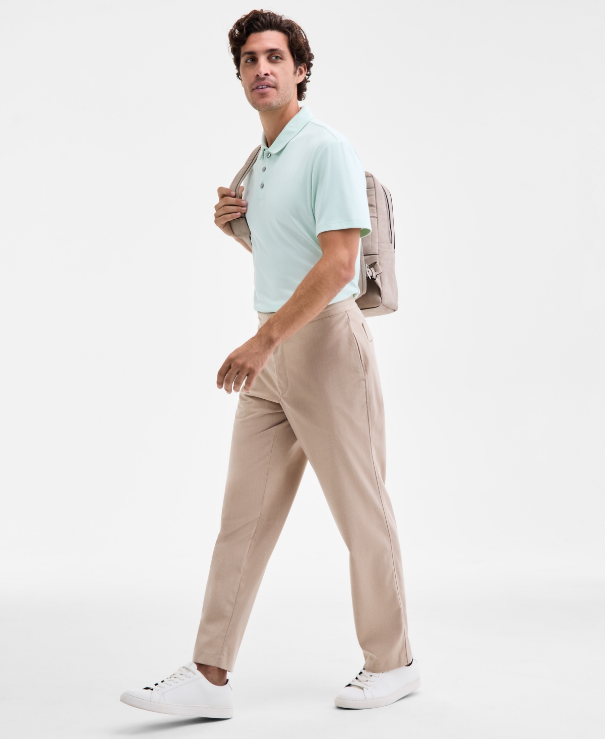 Alfani Men's Drawstring Trousers, Macy's Exclusive In Multi