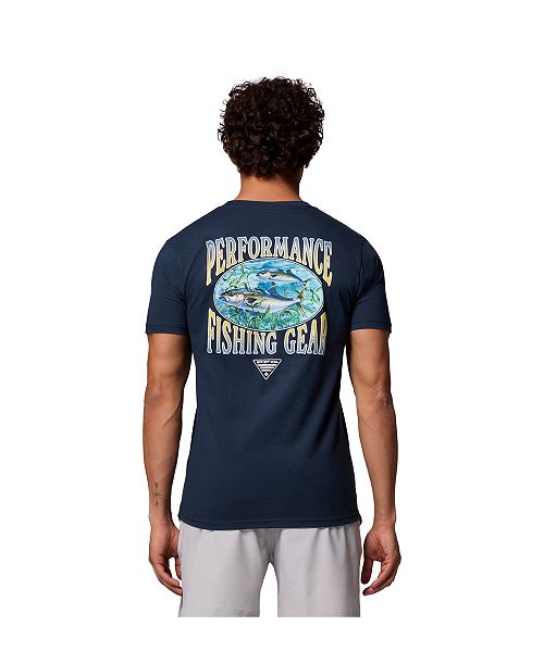 alfani Columbia Men's Yellowtail Graphic T-Shirt Men's Fashion & Accessories
