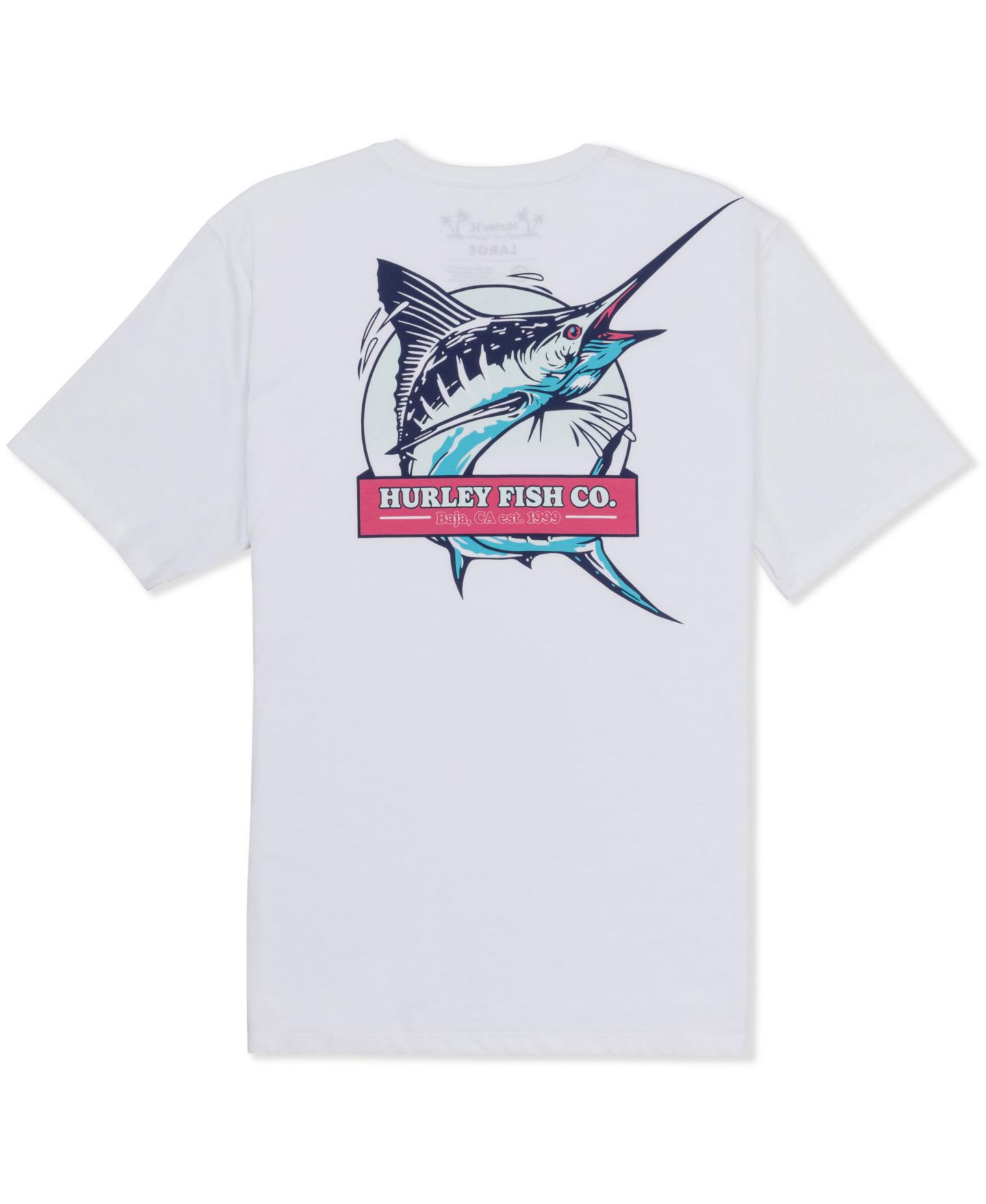 Мужская футболка Hurley Sword Short Sleeve, цвет: Белый — фото 3