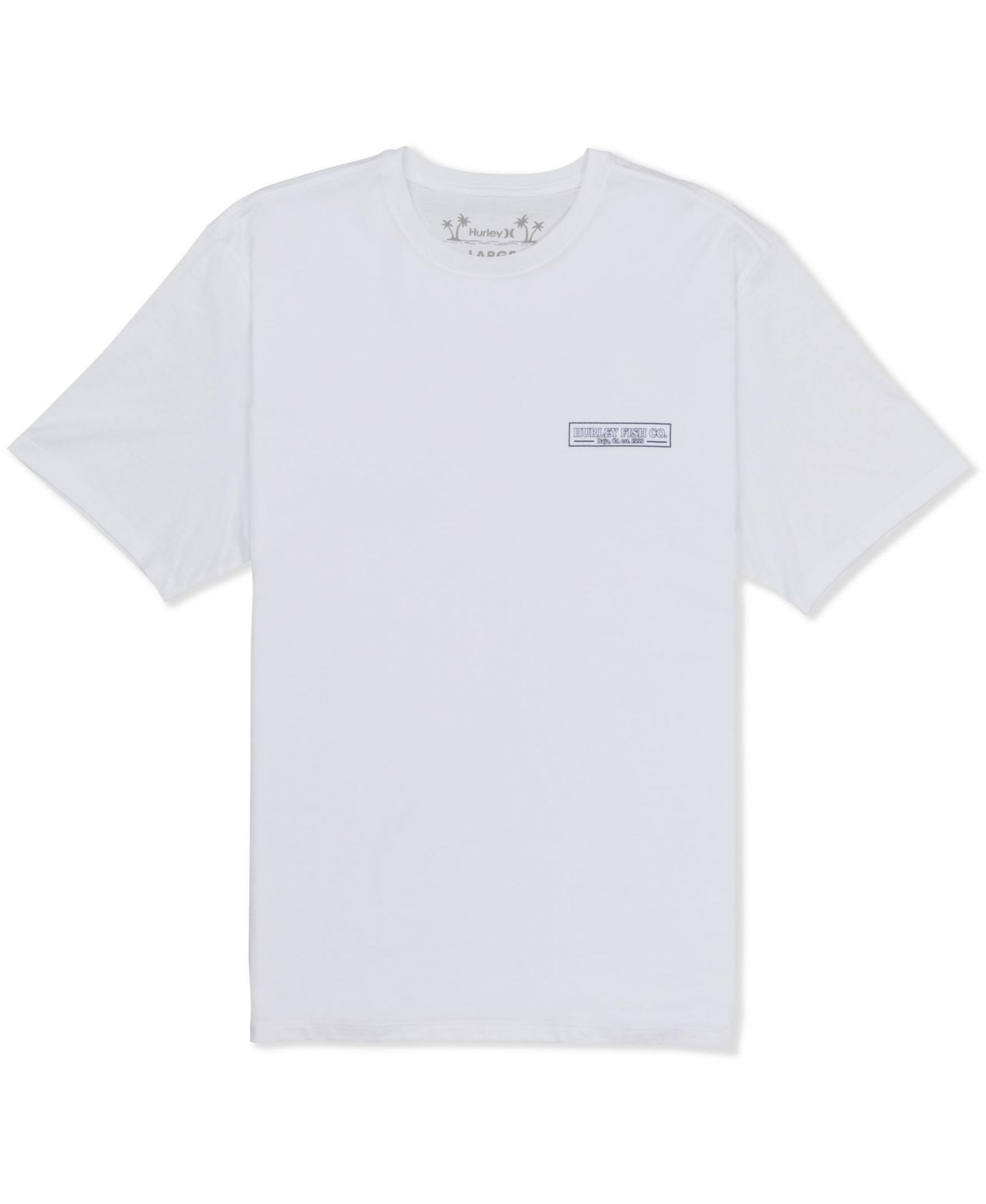 Мужская футболка Hurley Sword Short Sleeve, цвет: Белый — фото 4