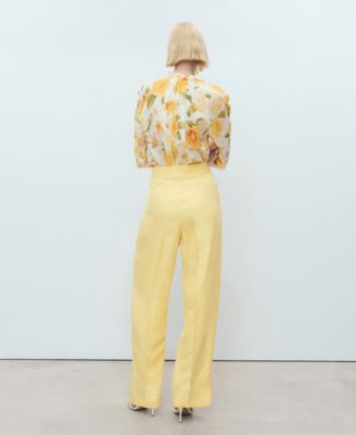 Women's Straight-Fit Suit Pants