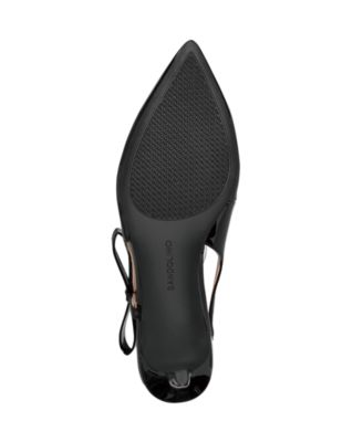 Women's Alilac Bow Slingback Kitten Heel Pumps