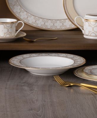 Trefolio Gold Set of 4 Soup Bowls, 8.50", 12 oz.