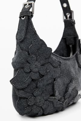 Women's Small floral applique bag