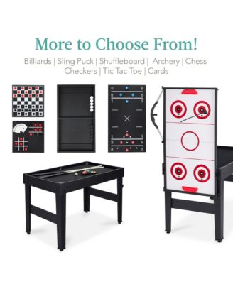 13-in-1 Combo Game Table Set w/ Ping Pong, Foosball, Basketball, Air Hockey, Archery