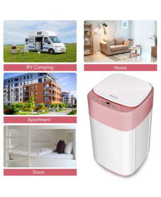 8lbs Portable Fully Automatic Washing Machine W/ Drain Pump