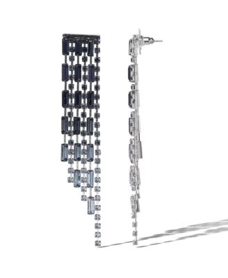 Tiered Crystal Fringe Earrings