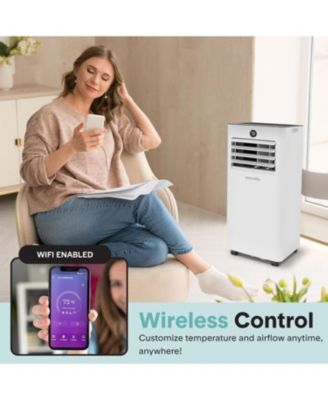 10000 BTU Portable Air Conditioner with Wi-Fi, Compact Design, and Window Kit – Ideal for Home and Office Cooling